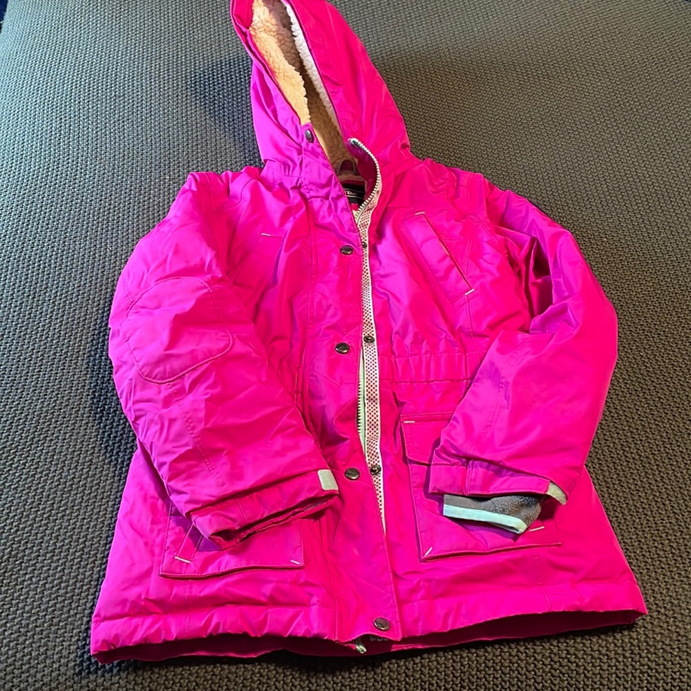 Lands end parka jacket- expedition down Sherpa